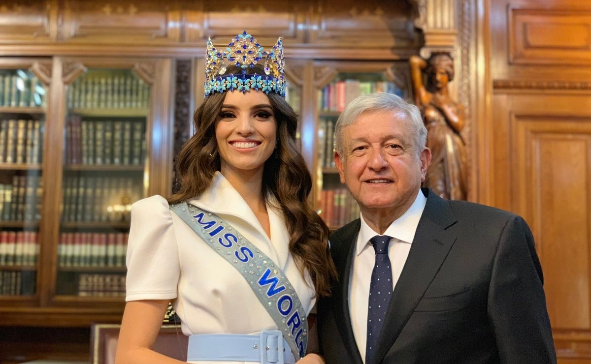 The President Presumes Photo Of His Meeting With Miss World