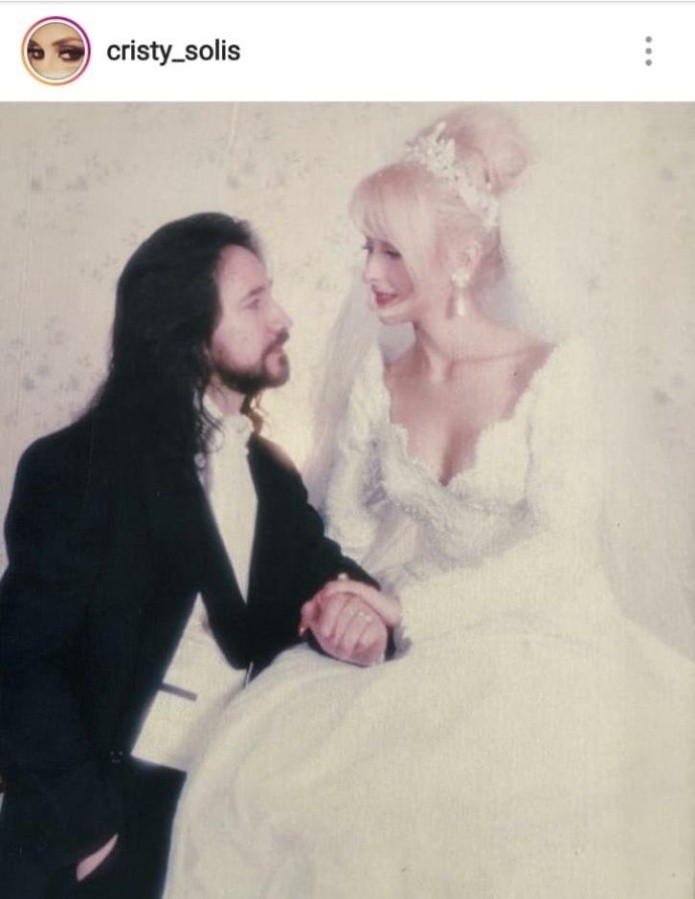 The day of the wedding of El Buki and Cristy Solís. Photo: Instagram Cristy _Solís