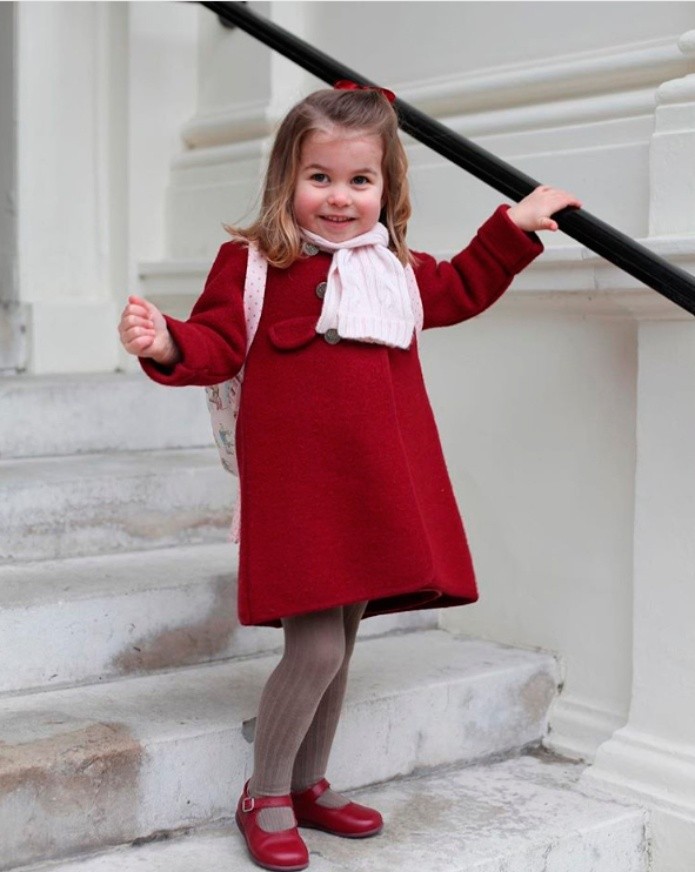 Princess Charlotte at Kensington Palace. Photo: kensingtonroyal