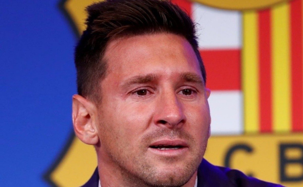 Messi Cries Disconsolate In His Farewell From Barcelona