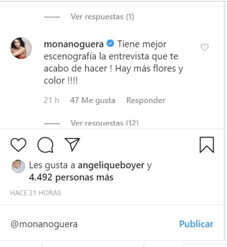 Monica Noguera. Photo: Instagram