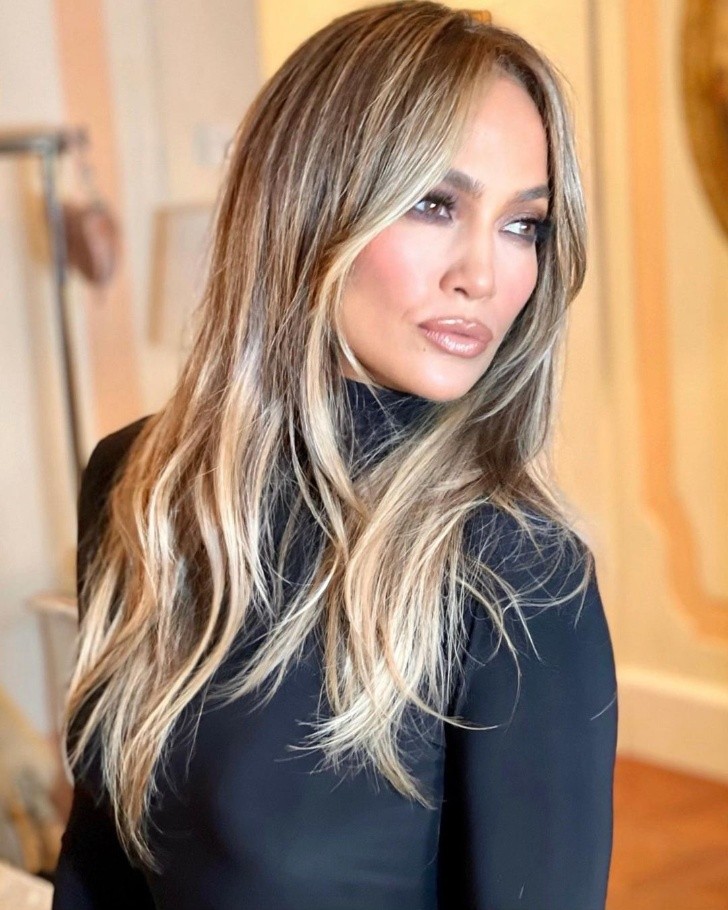 J.Lo's XL Bang Haircut Photo: Instagram