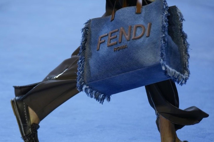 The collection had some nostalgia for more innocent times of FENDI. AP
