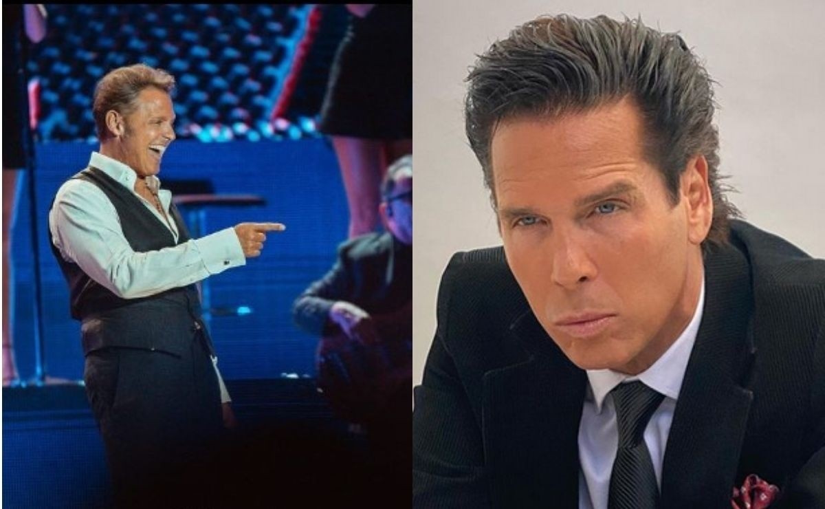 Luis Miguel draws the attention of Roberto Palazuelos before his public reappearance